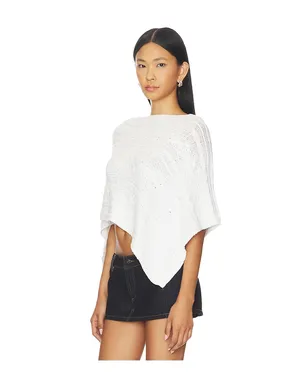 Frankies Bikinis MOUNTAIN CABLE KNIT ポンチョ - サムネイル3