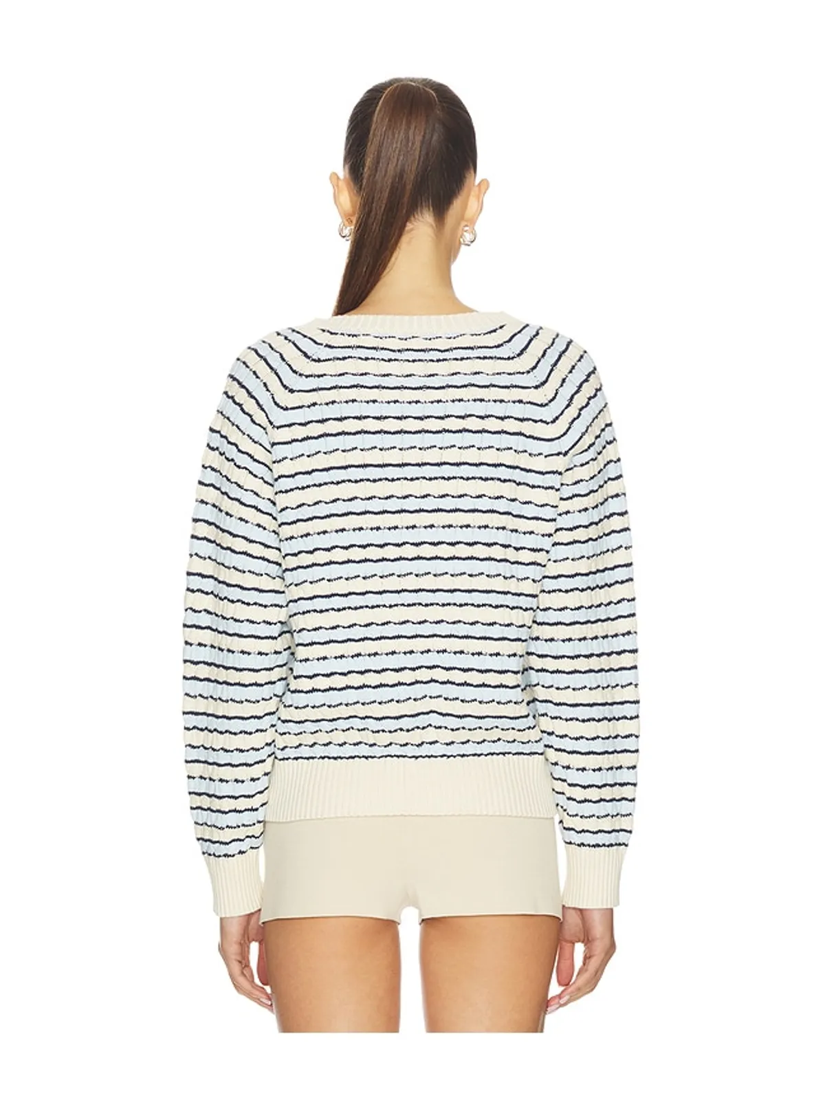 Frankies Bikinis PIPER CABLE KNIT セーター - 画像3