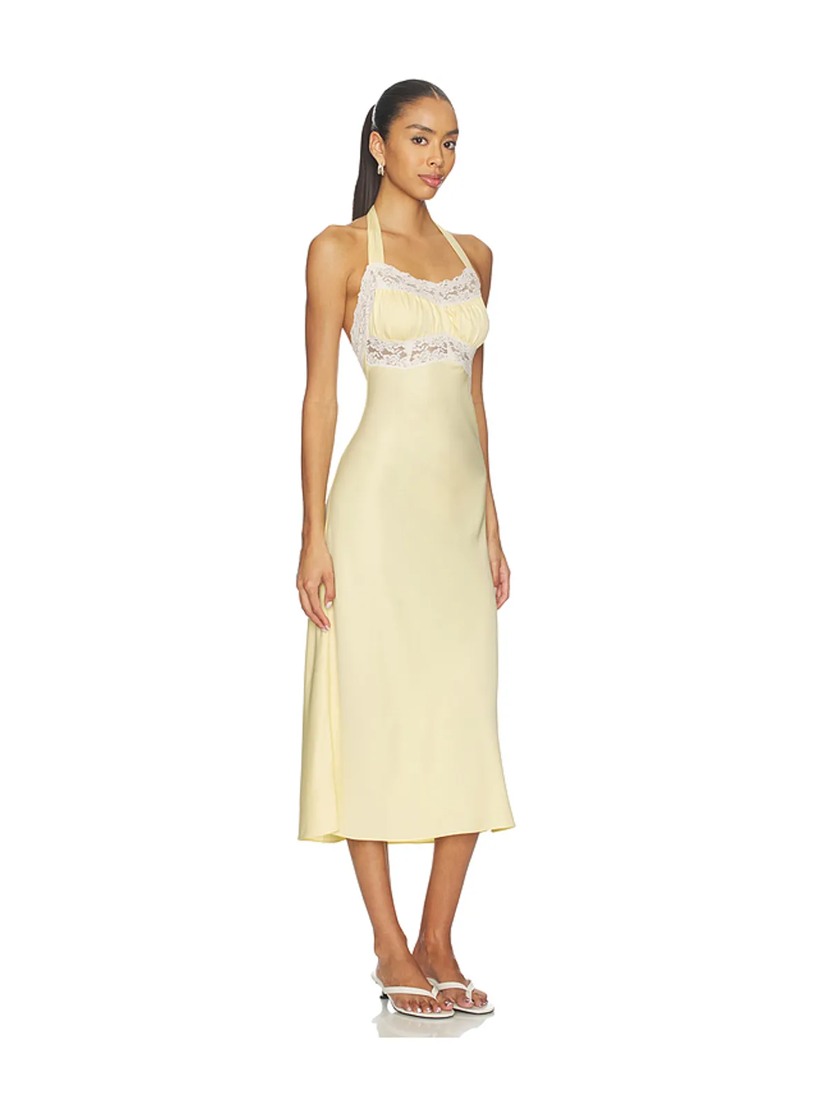 Frankies Bikinis DARCY SATIN MIDI ドレス - 画像2