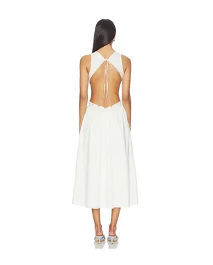Frankies Bikinis SOLEIL COTTON MIDI ドレス - サムネイル4