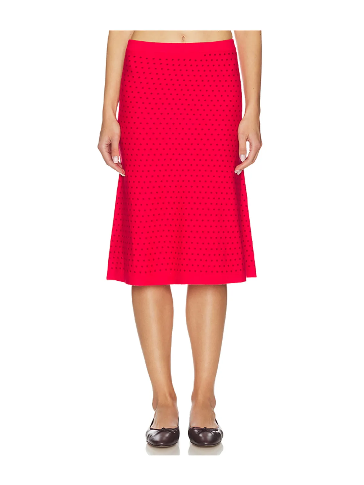 Frankies Bikinis MAGNOLIA CLOUD KNIT MIDI スカート - 画像1