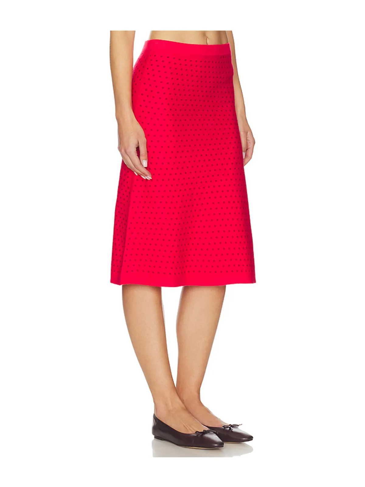 Frankies Bikinis MAGNOLIA CLOUD KNIT MIDI スカート - 画像2