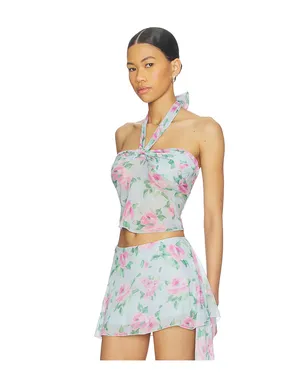 Frankies Bikinis MARIBEL CHIFFON HALTER トップ - サムネイル2