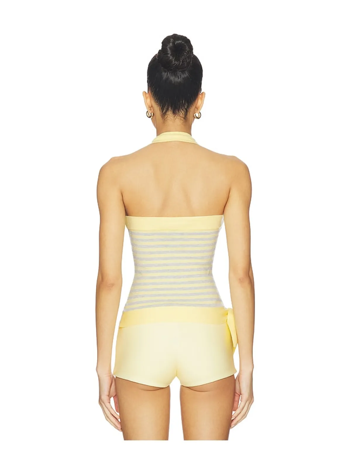 Frankies Bikinis QUINN CLOUD KNIT HALTER トップ - 画像3