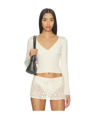 Frankies Bikinis ARLO CLOUD KNIT LONG SLEEVE シャツ - サムネイル1