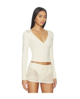 Frankies Bikinis ARLO CLOUD KNIT LONG SLEEVE シャツ - サムネイル2