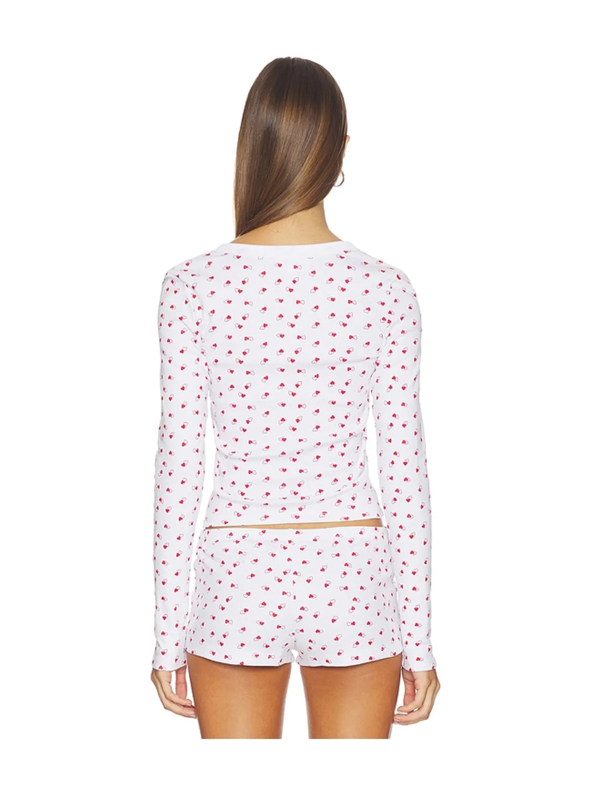 Frankies Bikinis AMORA COTTON LONG SLEEVE シャツ - 画像3