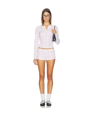 Frankies Bikinis AMORA COTTON LONG SLEEVE シャツ - サムネイル4