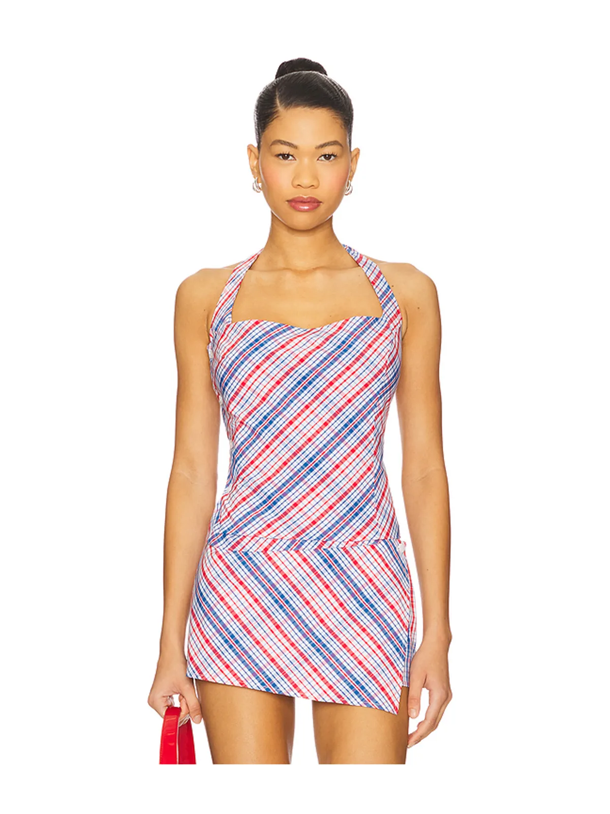 Frankies Bikinis STERLING トップ - Red,Blue. - 画像1