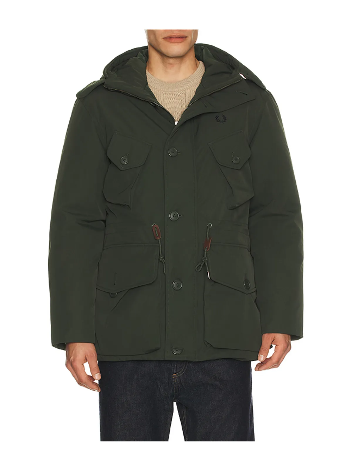 Fred Perry PATCH POCKET ダウンジャケット - 画像1