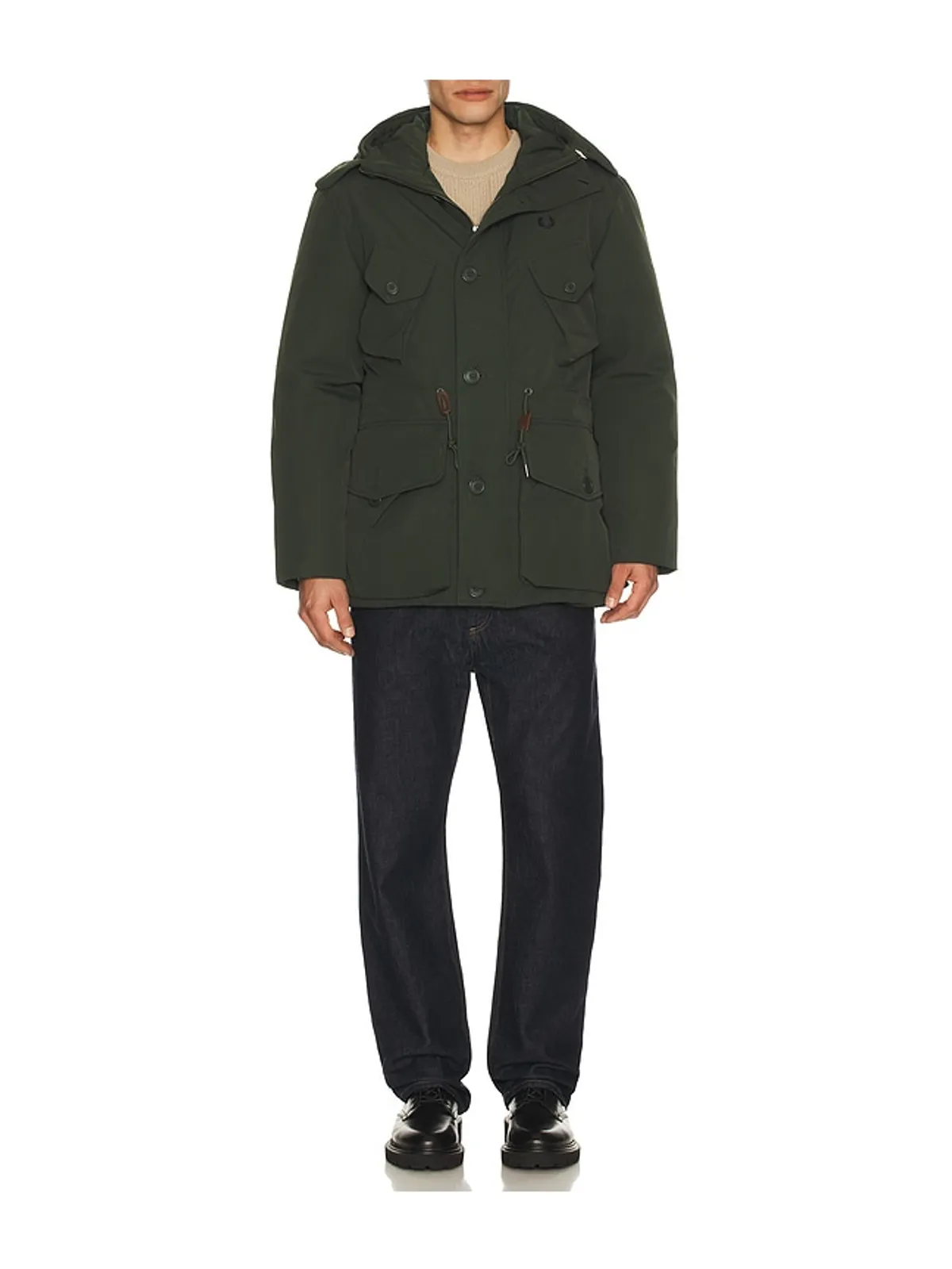 Fred Perry PATCH POCKET ダウンジャケット - 画像3