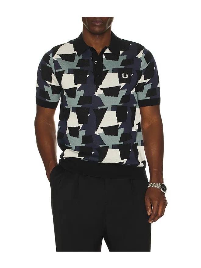 Fred Perry Fred Perry FRAGMENT JACQUARD ポロシャツの商品画像