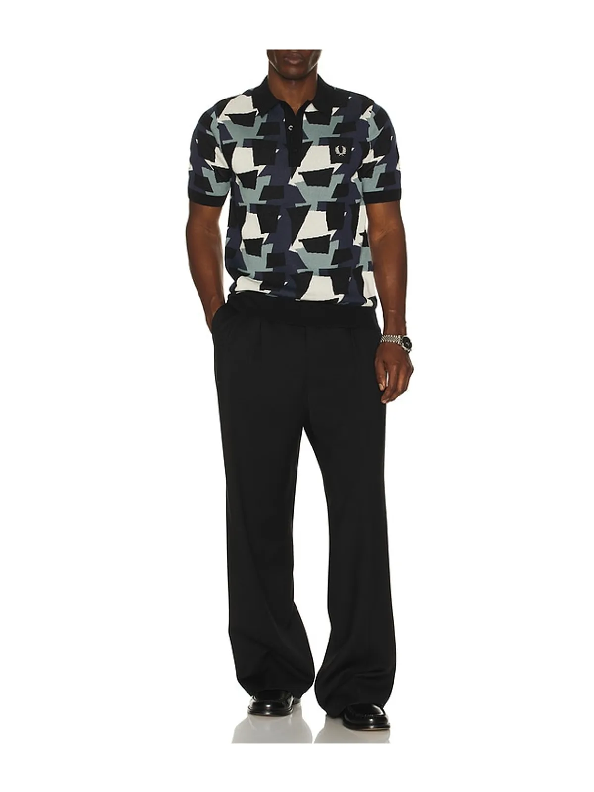 Fred Perry FRAGMENT JACQUARD ポロシャツ - 画像3