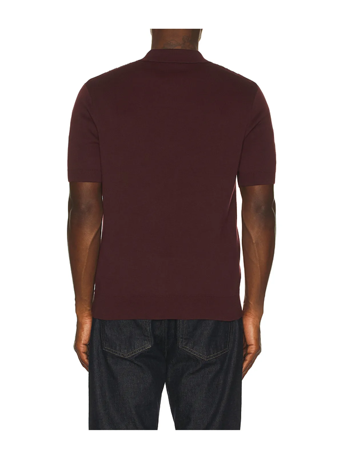 Fred Perry PANEL DETAIL ニットポロシャツシャツ - 画像2