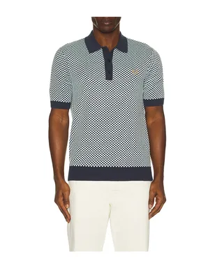 Fred Perry CHEQUERBOARD ニットシャツ - サムネイル1