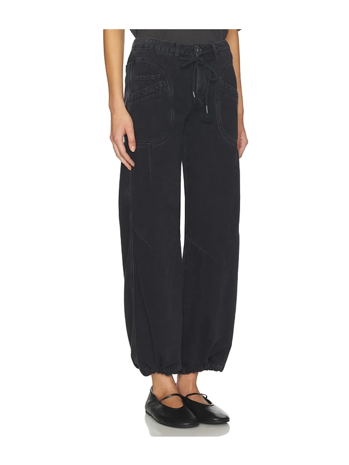 Free People LOVE LANGUAGE プルオンジーンズ - 画像3