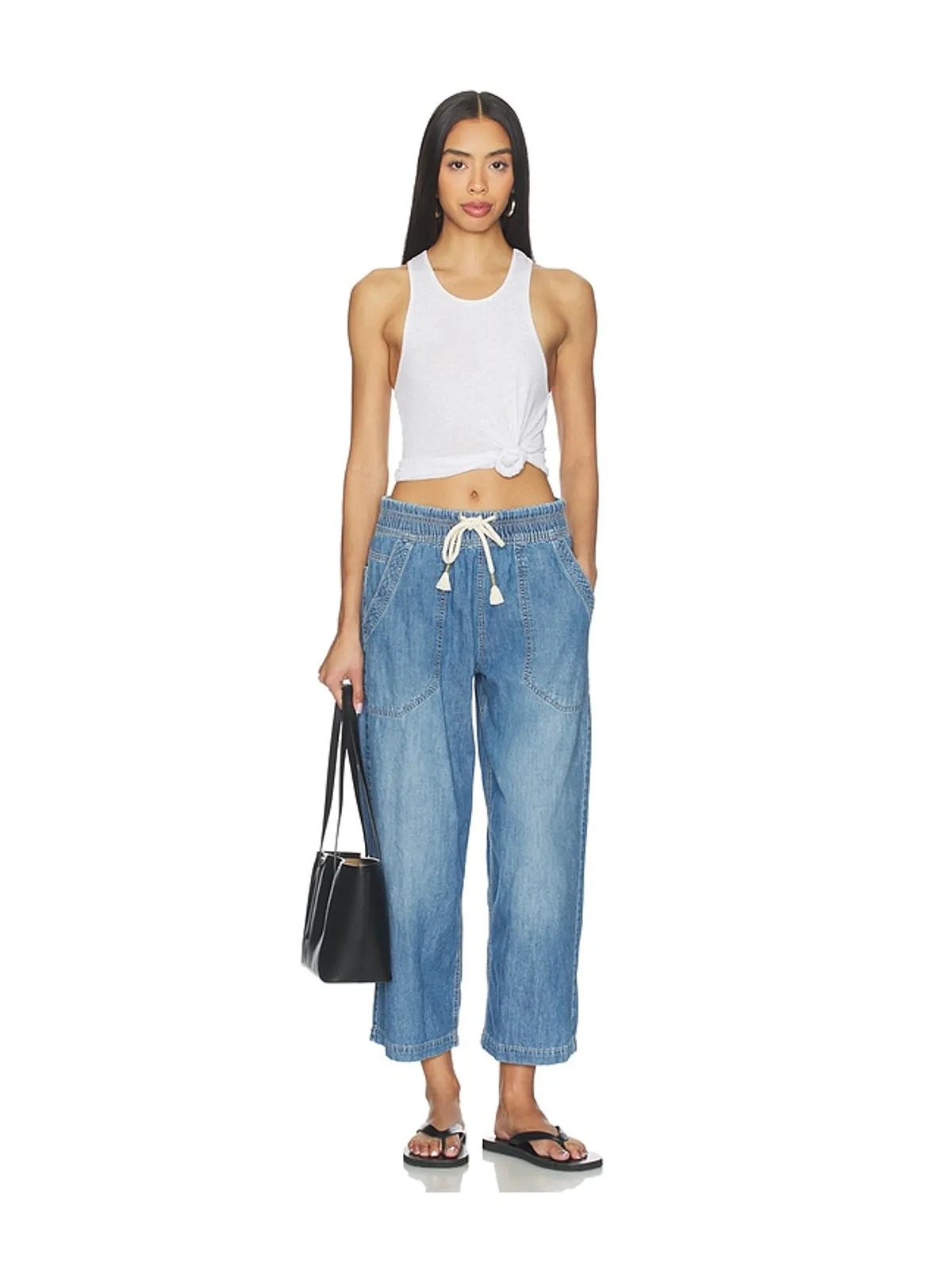 Free People EASY PEASY プルオンジーンズ - 画像5
