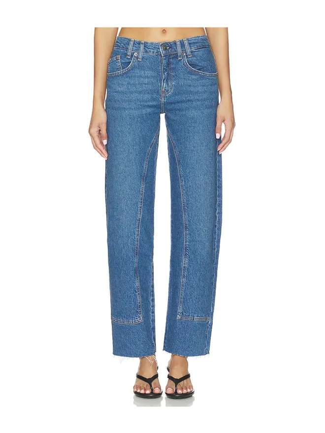 Free People Free People RISK TAKER ミッドライズストレートの商品画像
