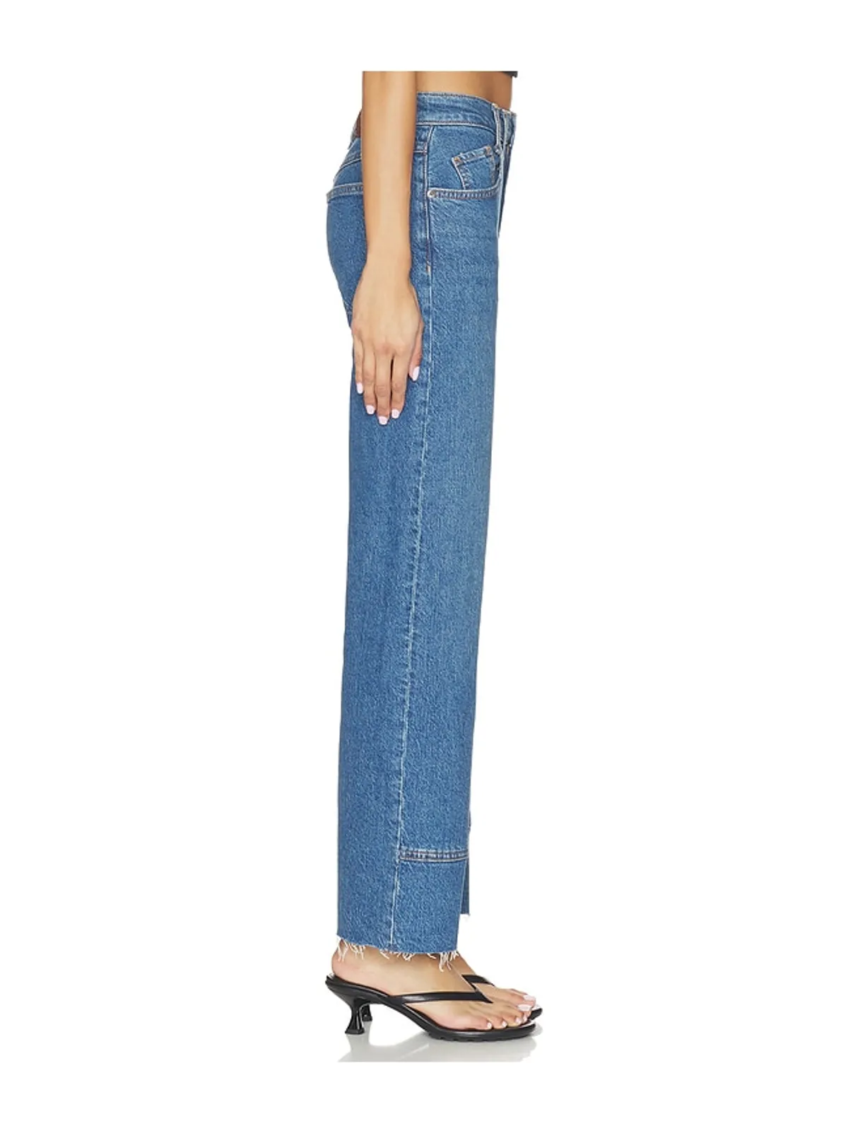 Free People RISK TAKER ミッドライズストレート - 画像3