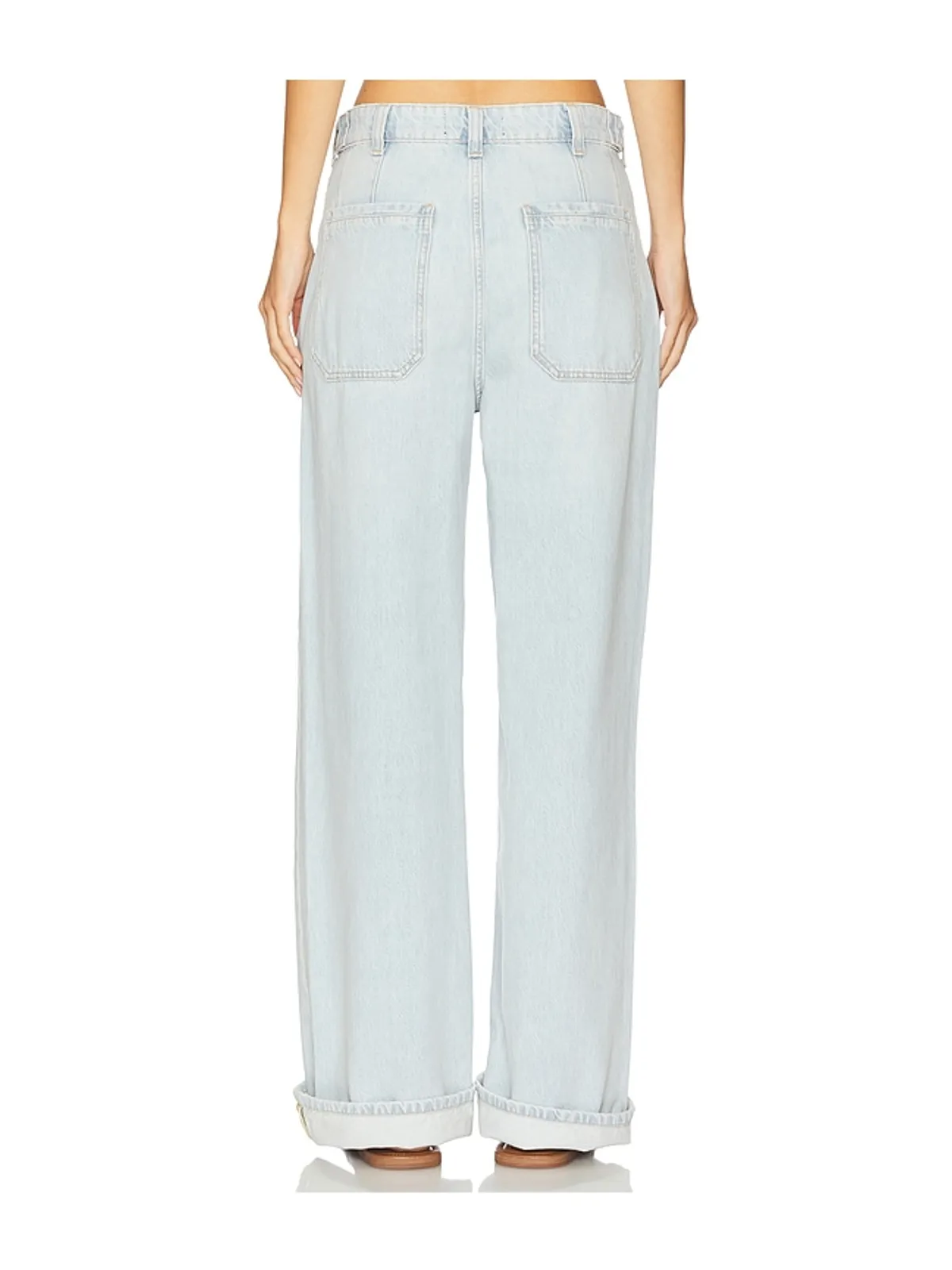 Free People PALMER カフワイドレッグ - 画像5