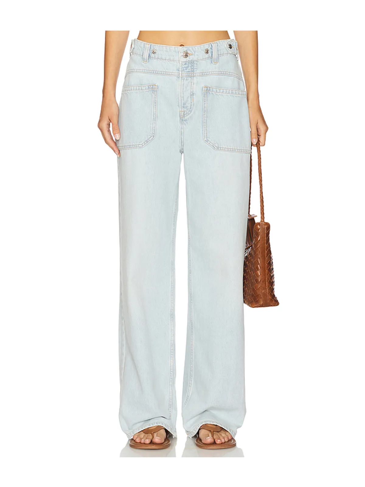 Free People PALMER カフワイドレッグ - 画像2