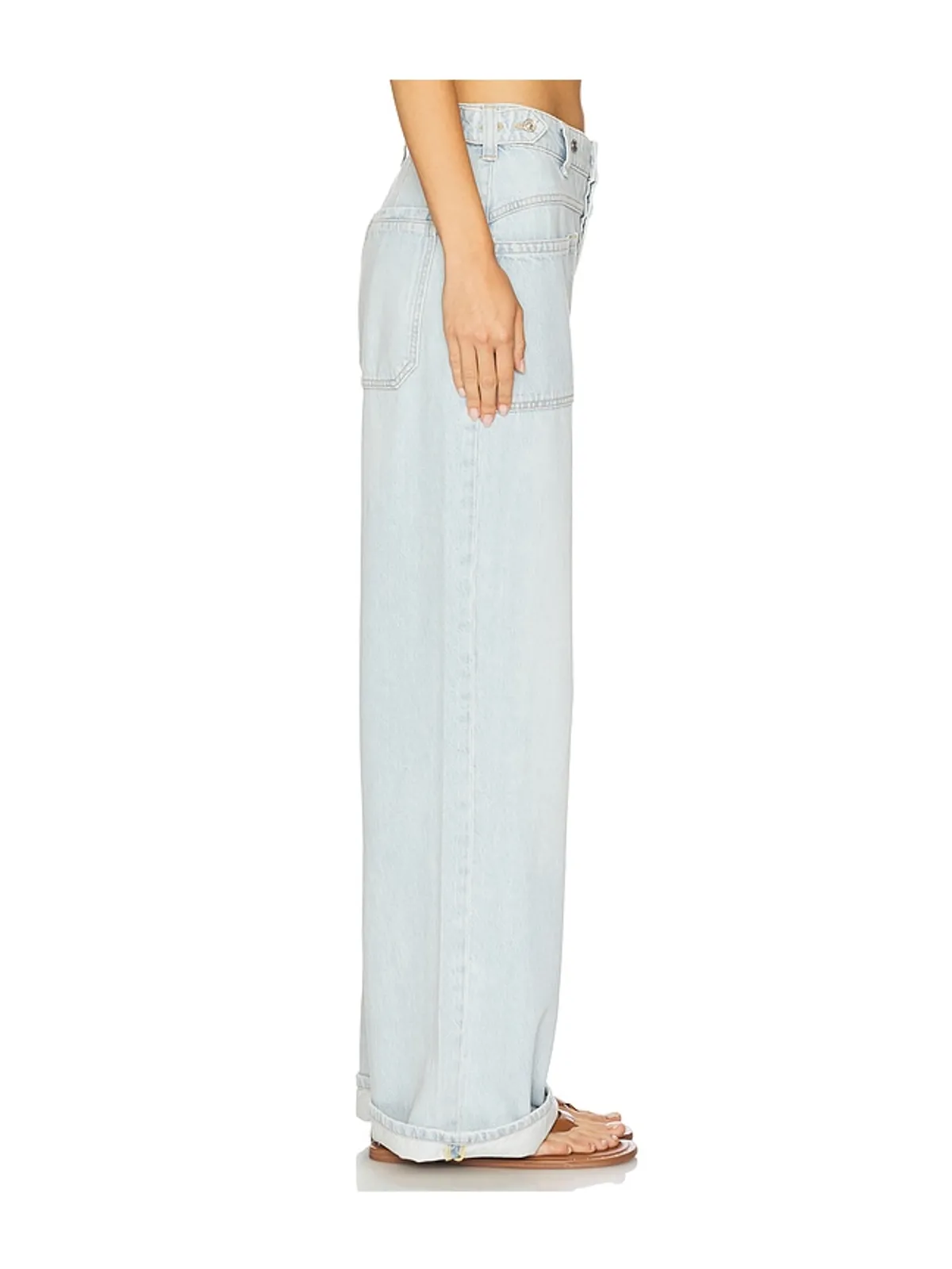 Free People PALMER カフワイドレッグ - 画像4
