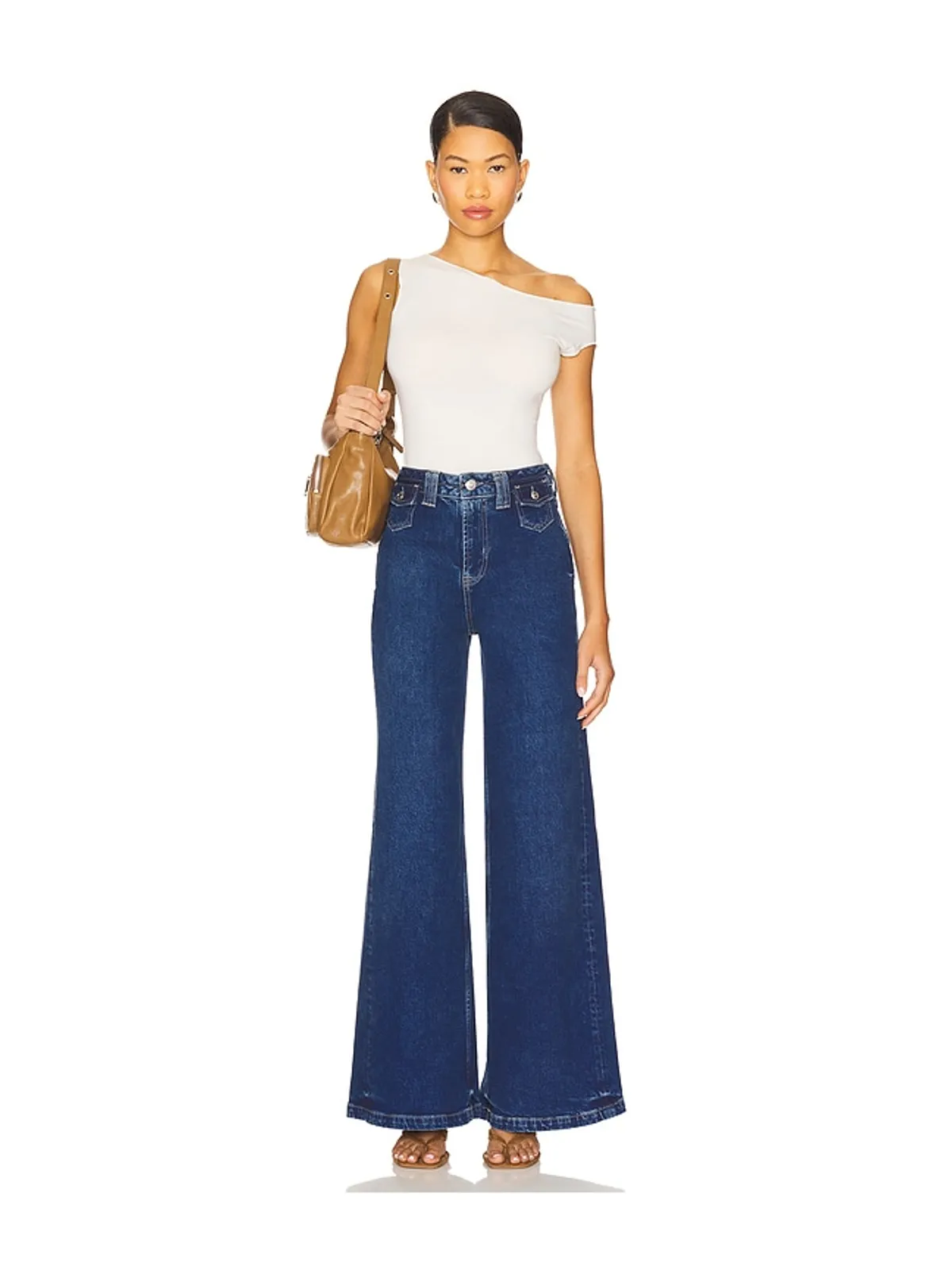 Free People KELLEE PALAZZO ハイライズワイドレッグ - 画像5