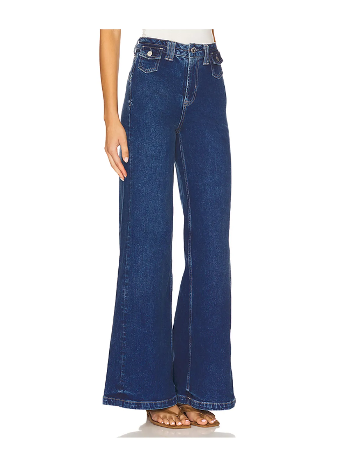Free People KELLEE PALAZZO ハイライズワイドレッグ - 画像2