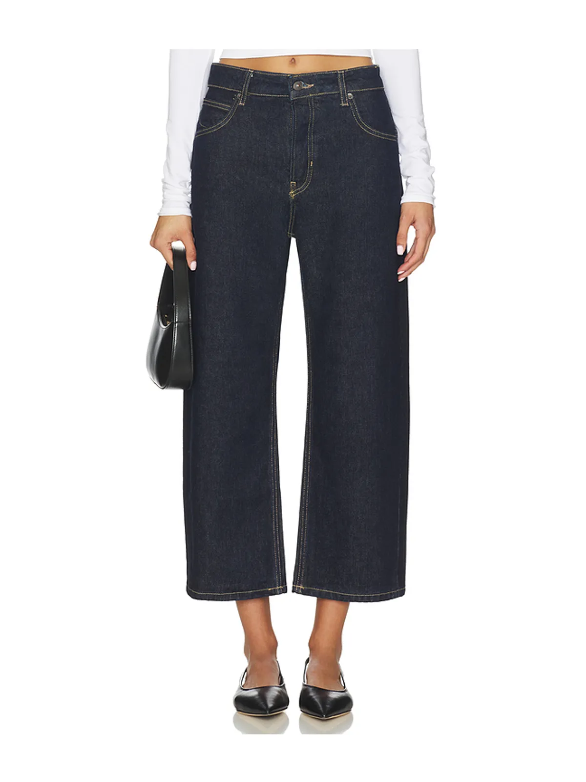Free People DEEP TRANCE ドロップショルダーボーイフレンド - 画像1