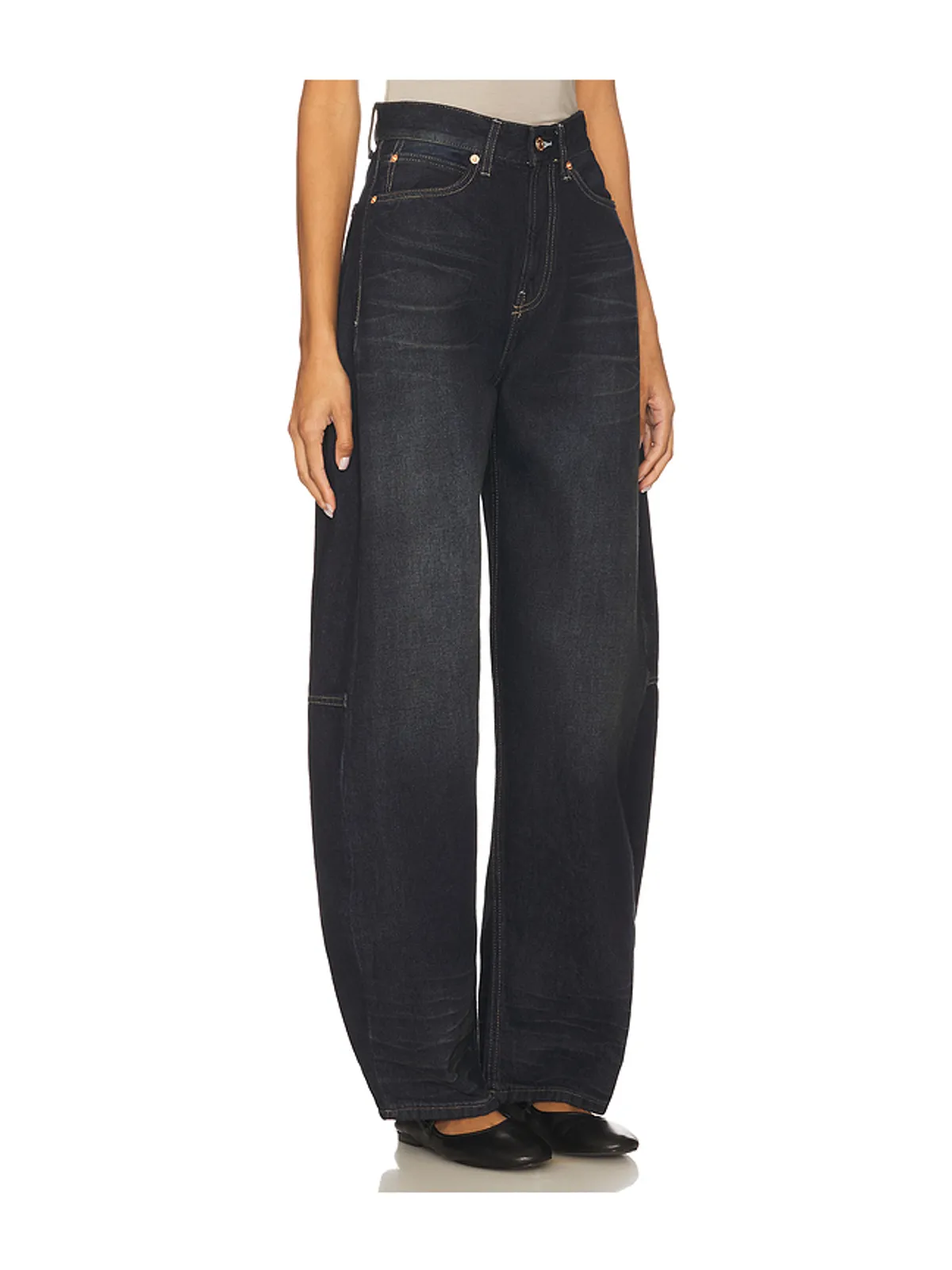 Free People BODIE カーブシルエットデニム - 画像2