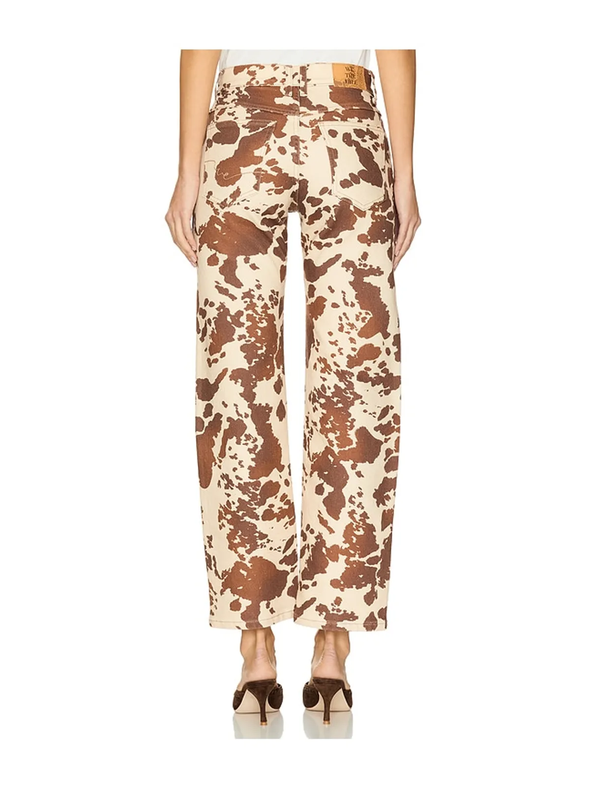 Free People RISK TAKER プリントワイドレッグ - 画像4