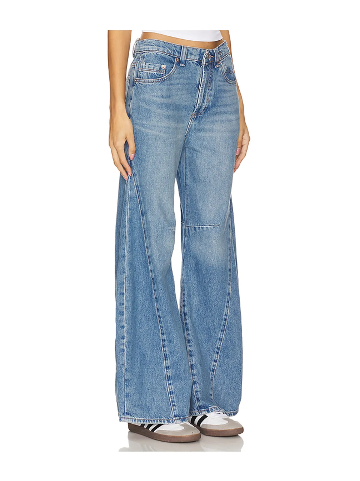 Free People WE THE FREE EDEN ハイスラウチーワイドレッグ - 画像2