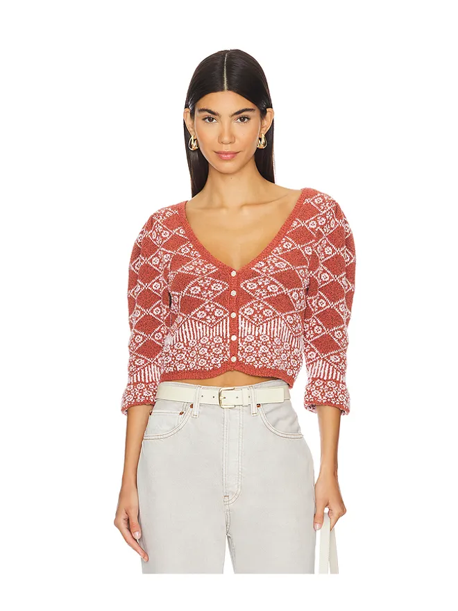 Free People Free People FREE PEOPLE GEO FLORAL カーディガンの商品画像