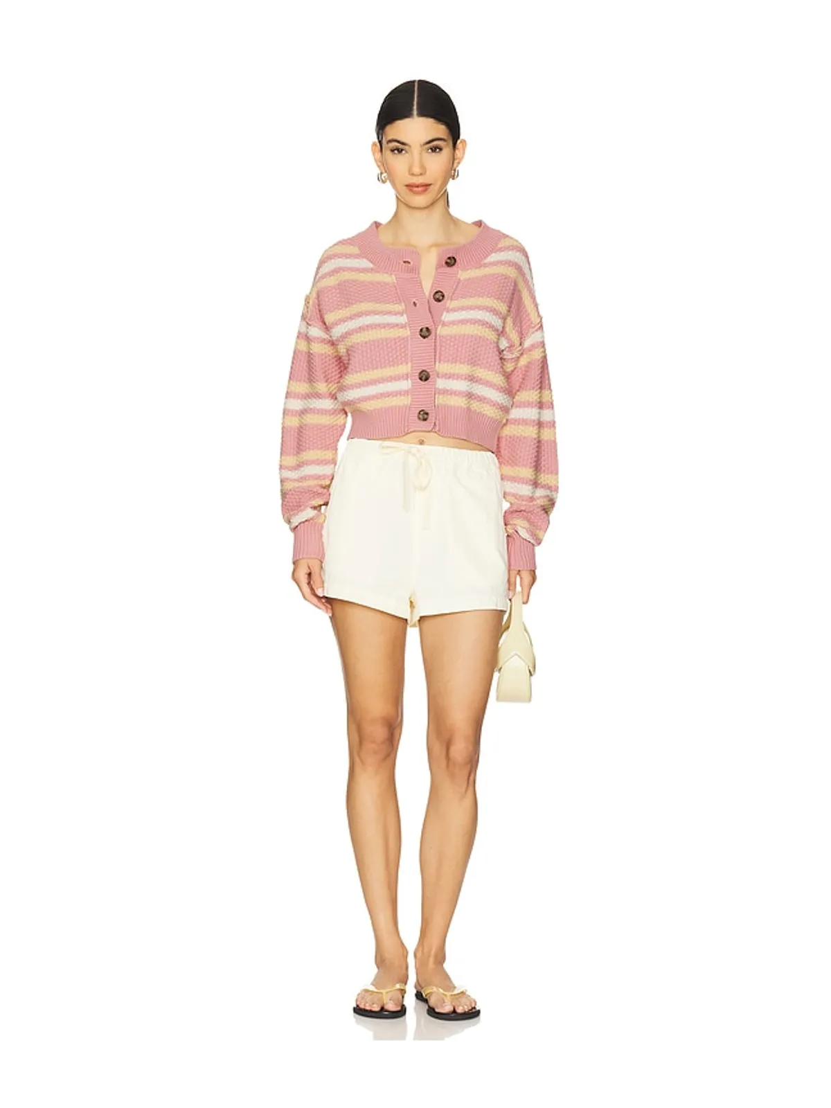 Free People LILA ストライプカーディガン - 画像4