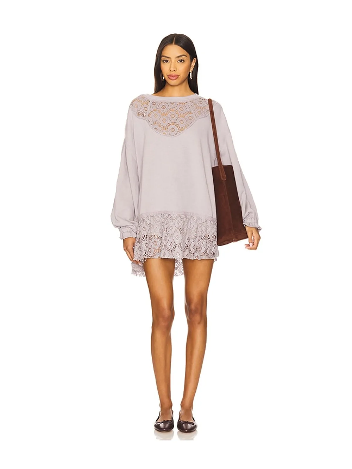 Free People BELLE スウェットシャツ - 画像4