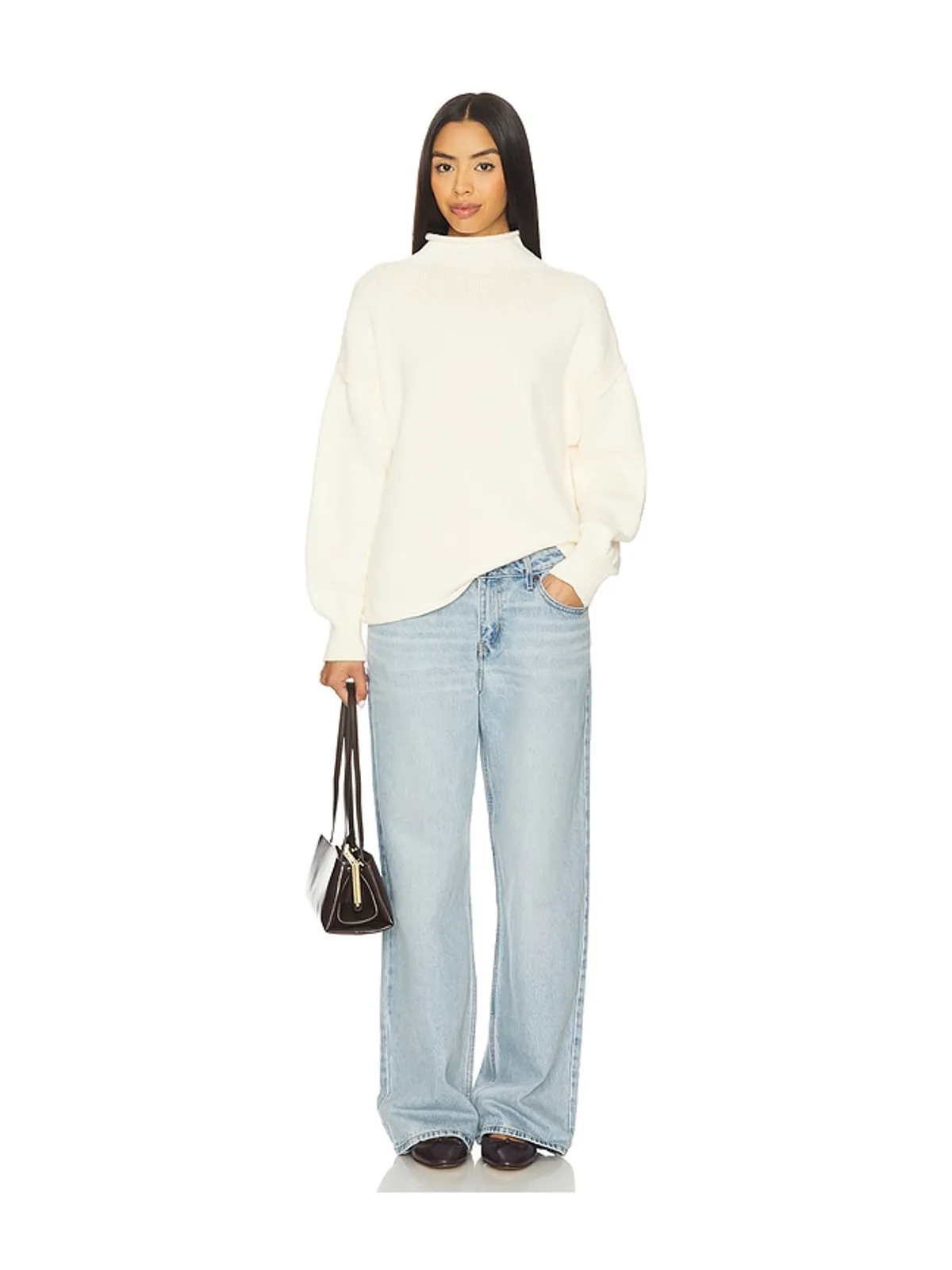 Free People TORRES ロールネックセーター - 画像4