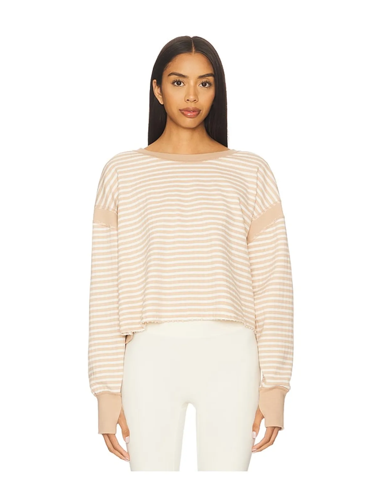 Free People MY TIME LAYER スウェットシャツ - 画像3
