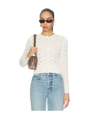 Free People FREE PEOPLE PRETTY IN POINTELLE カーディガン - サムネイル1