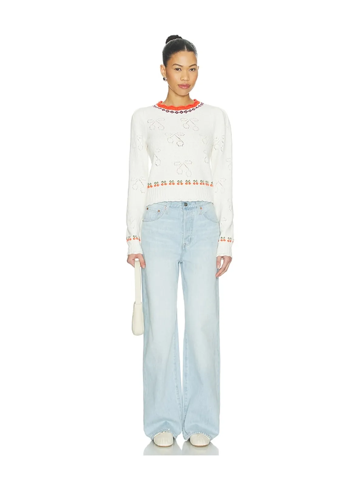 Free People FREE PEOPLE TILLY プルオーバーセーター - 画像4