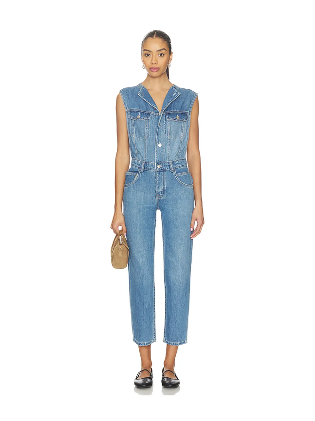 Free People ALL YOU NEED デニムカバーオール - 画像1