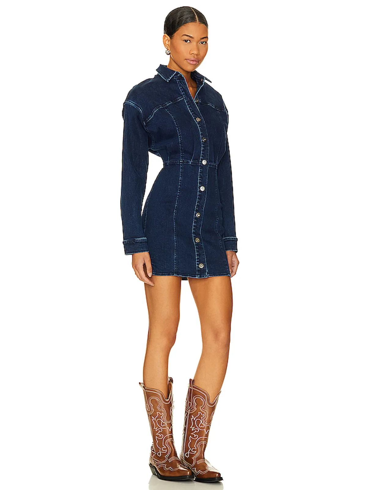 Free People FREE PEOPLE AMBER デニムドレス - 画像2