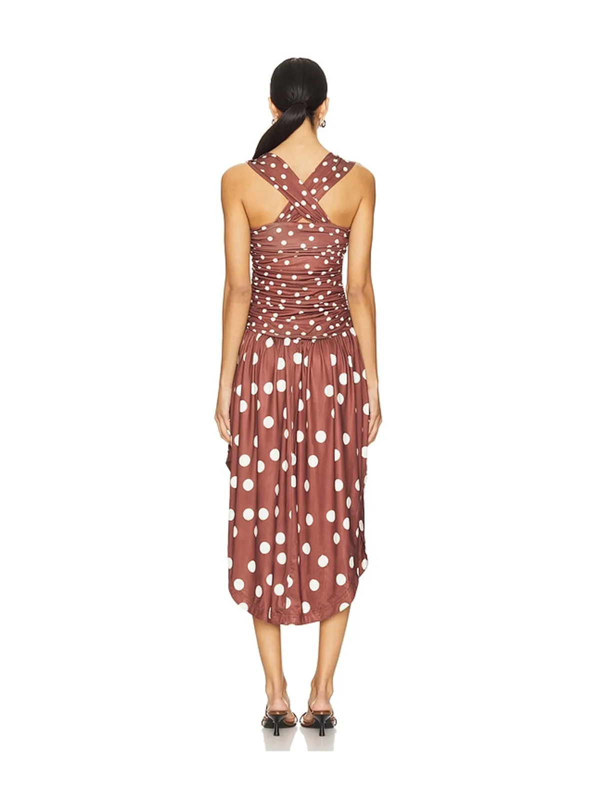Free People FREE PEOPLE RAYLON ミディ丈ドレス - 画像4