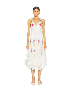 Free People FREE PEOPLE KEILA ミディ丈ドレス - サムネイル1