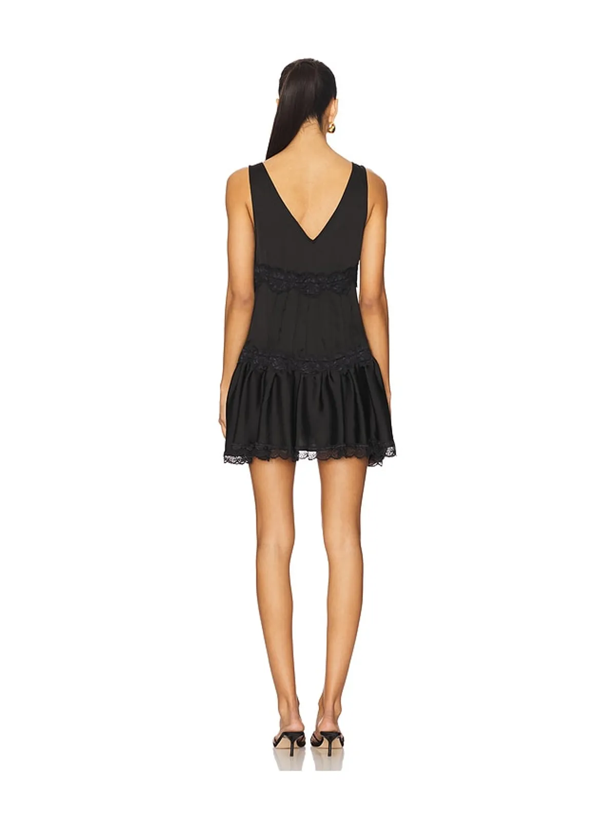 Free People IN THIS GROOVE ミニスリップワンピース - 画像3