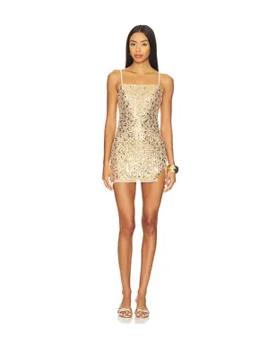 Free People MIDNIGHT KISS ミニスリップワンピース - サムネイル1