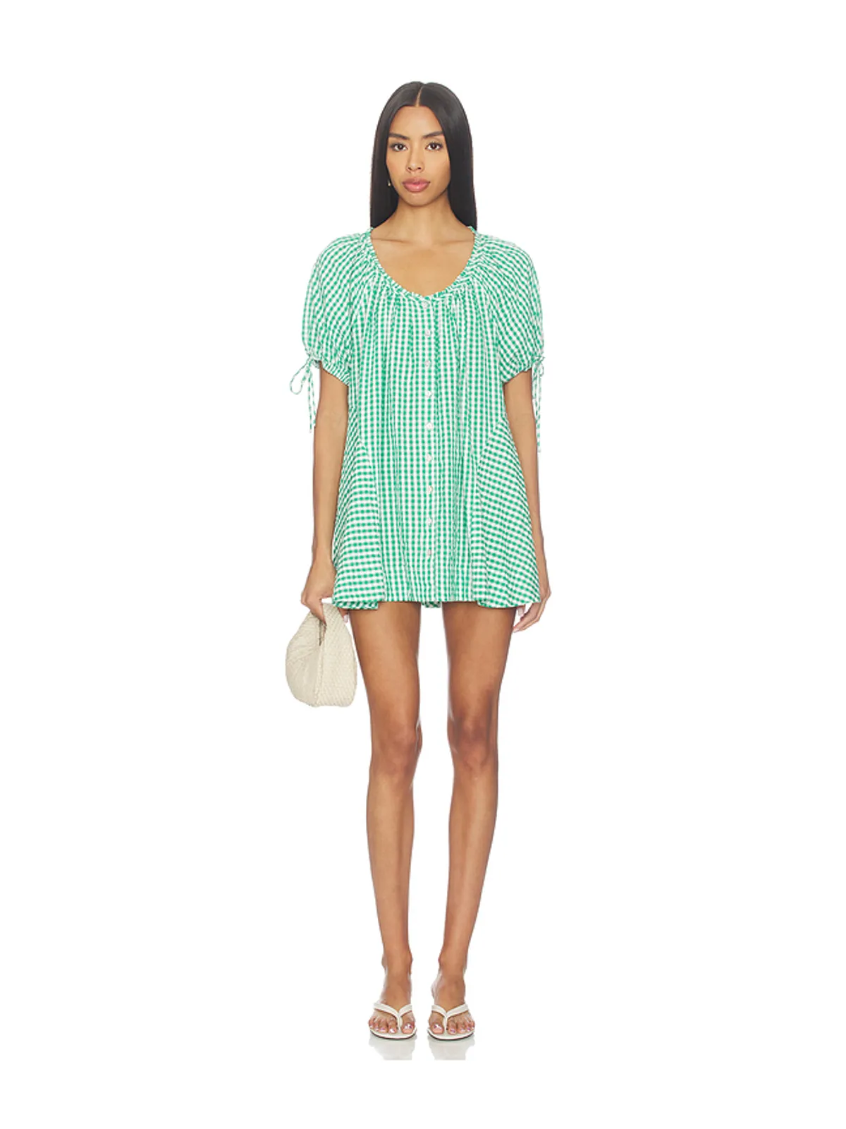 Free People FREE PEOPLE FARLEY ギンガムドレス - 画像2