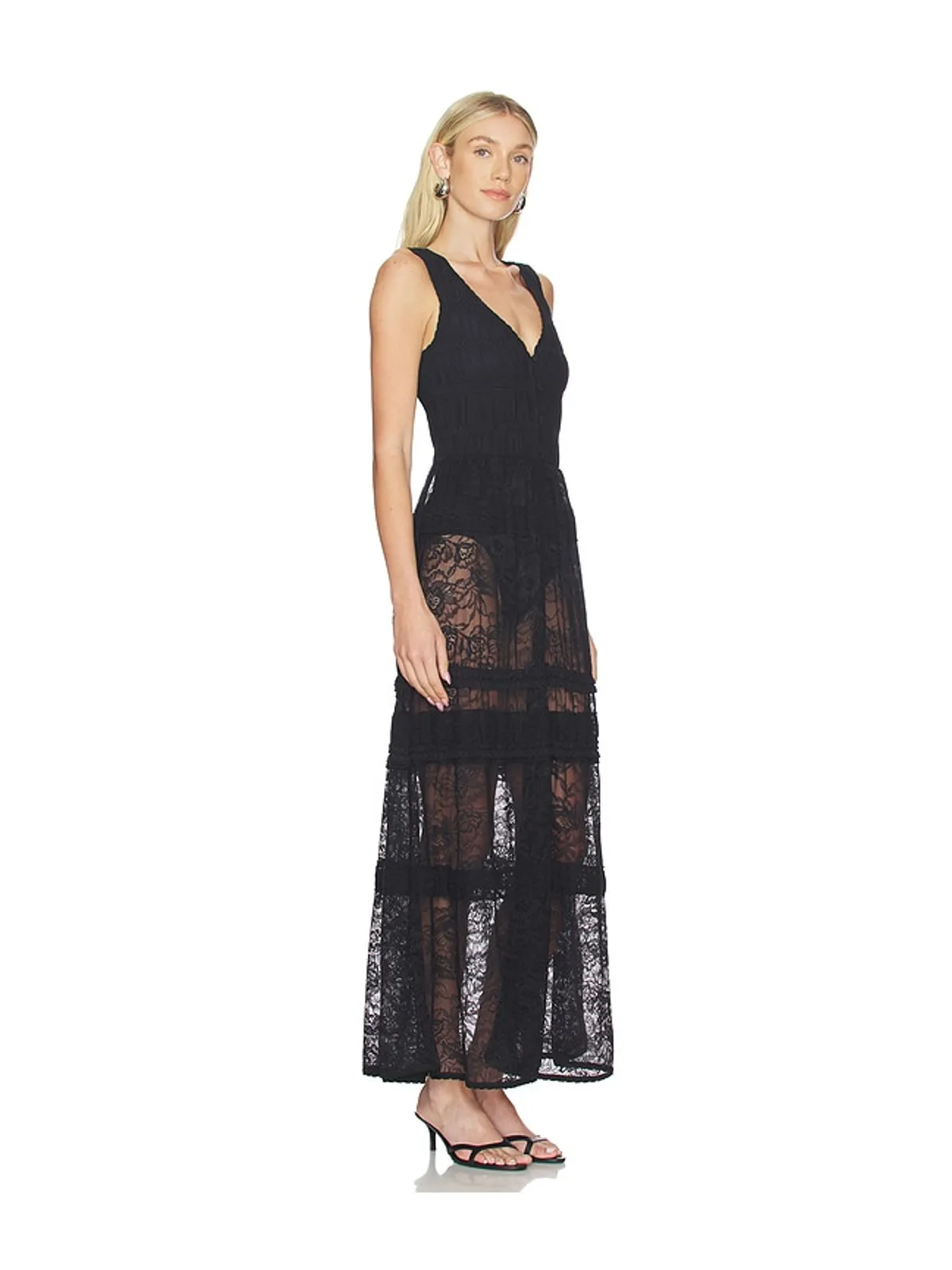 Free People FREE PEOPLE SWEET SALOON スリーブレスマキシドレス - 画像3