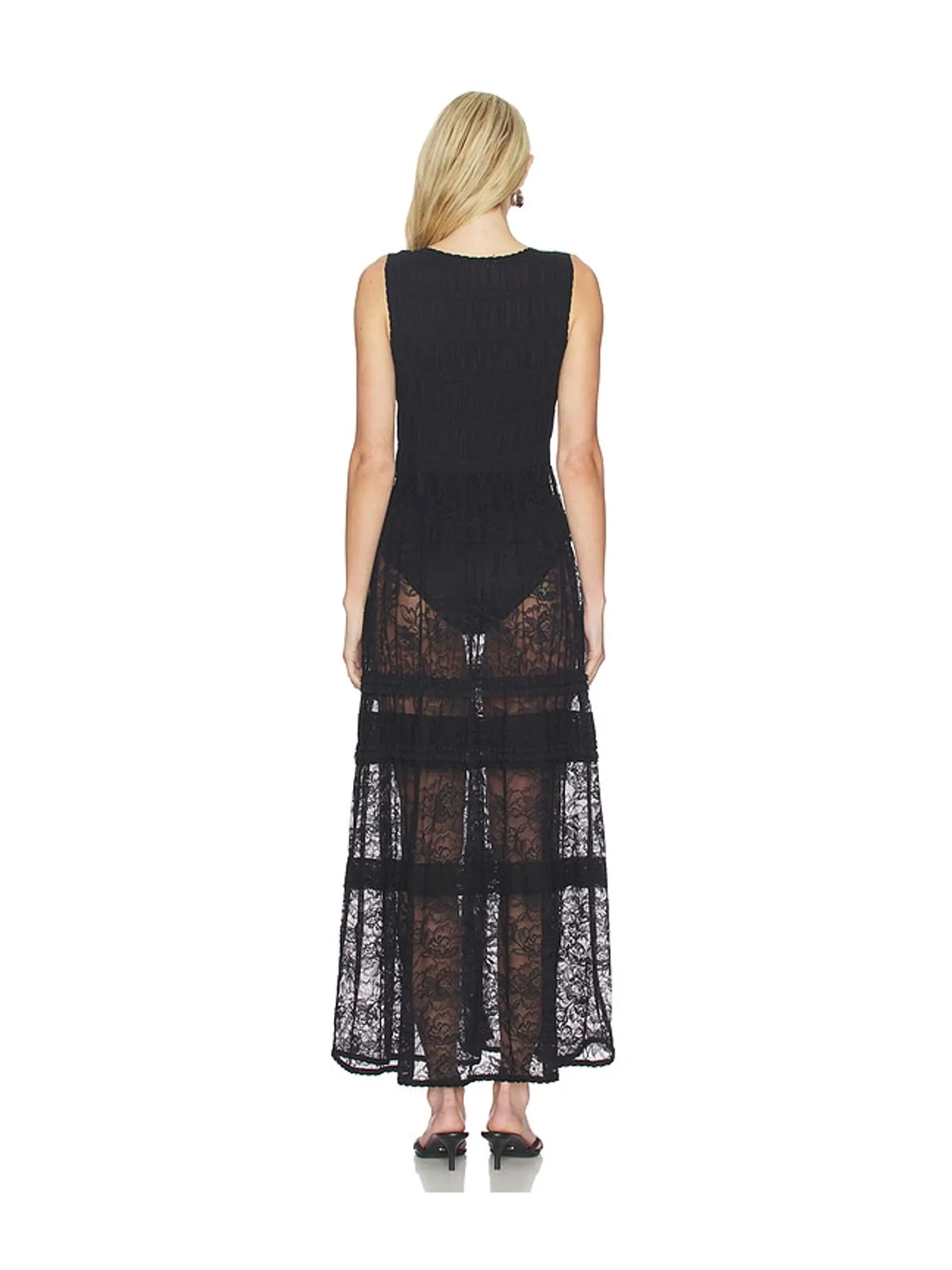 Free People FREE PEOPLE SWEET SALOON スリーブレスマキシドレス - 画像4