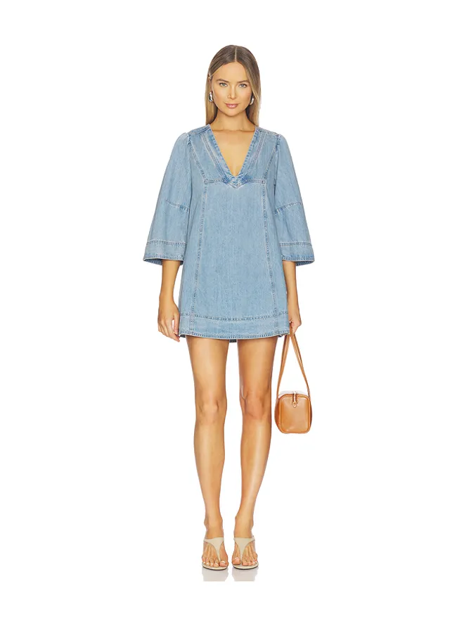 Free People Free People FREE PEOPLE GOLDIE バルーンスリーブドレスの商品画像