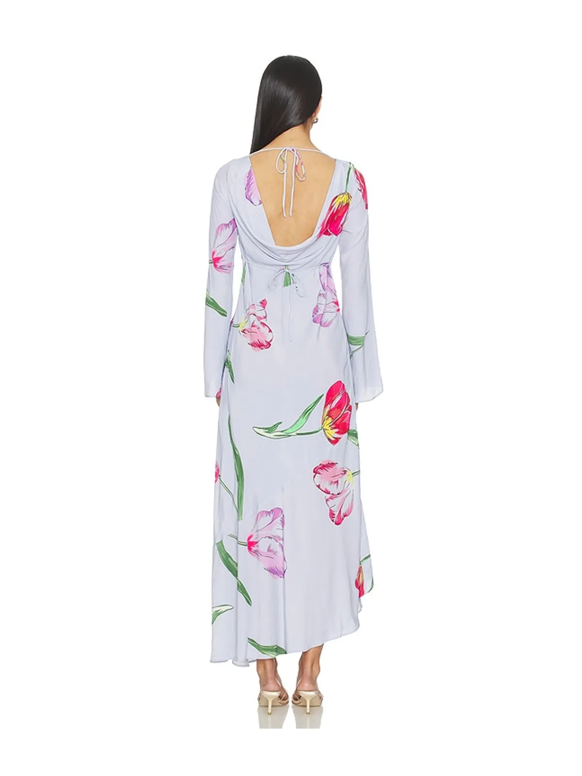 Free People FREE PEOPLE ZADIE ダイアゴナルシームミディドレス - 画像3